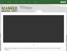 Tablet Screenshot of master-industrial.com